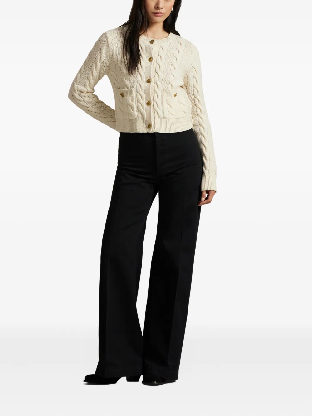 Polo Ralph Lauren cable-knit button-down cardigan | Cardigans | Image 2