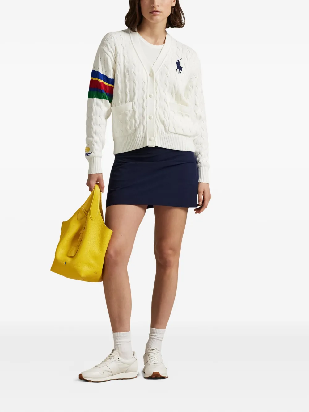 Polo Ralph Lauren Kabelgebreid vest Wit