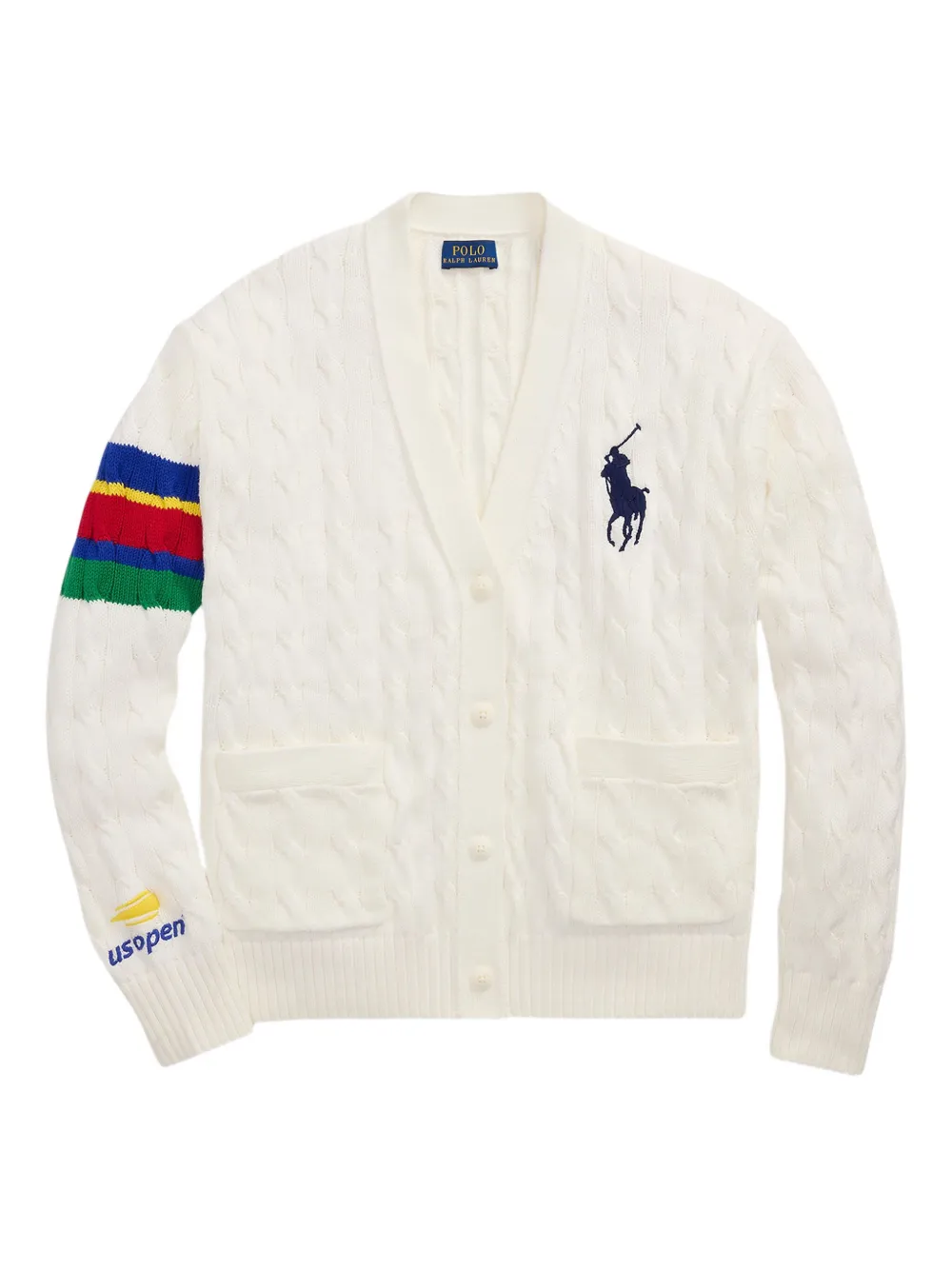 Polo Ralph Lauren Kabelgebreid vest Wit