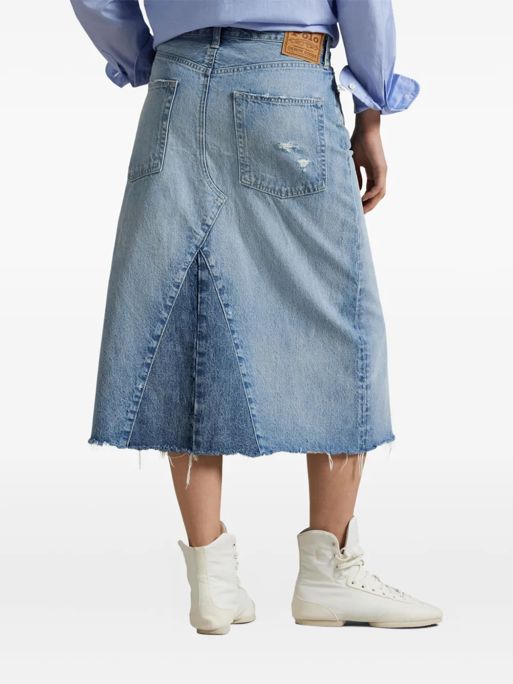 Polo Ralph Lauren Denim mini-rok Blauw