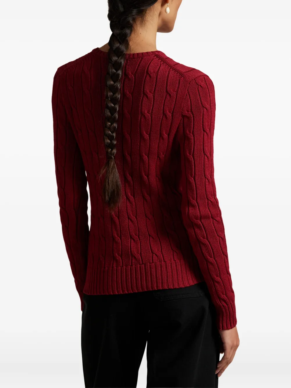 Polo Ralph Lauren Kabelgebreide trui Rood