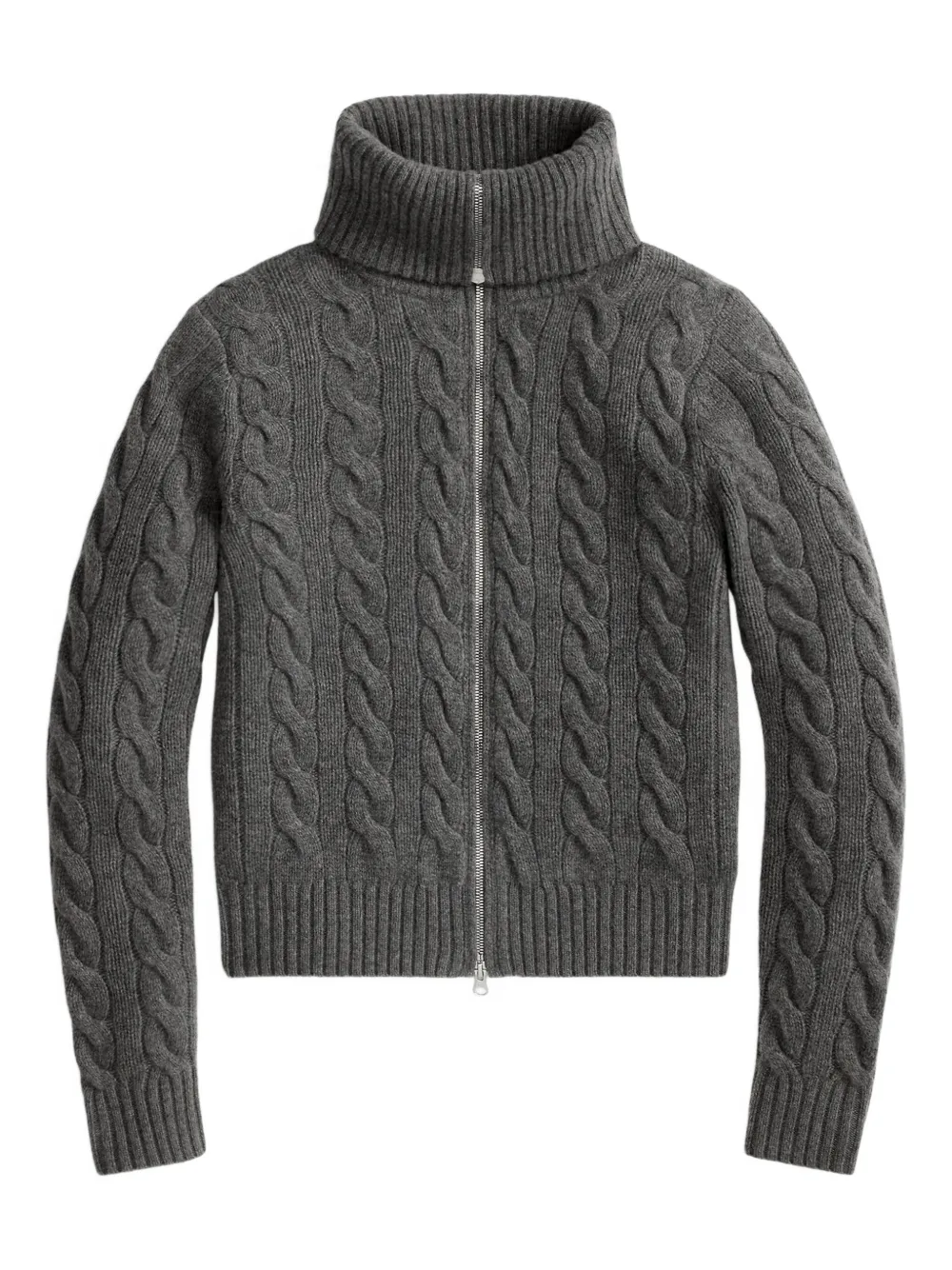 cable-knit jumper
