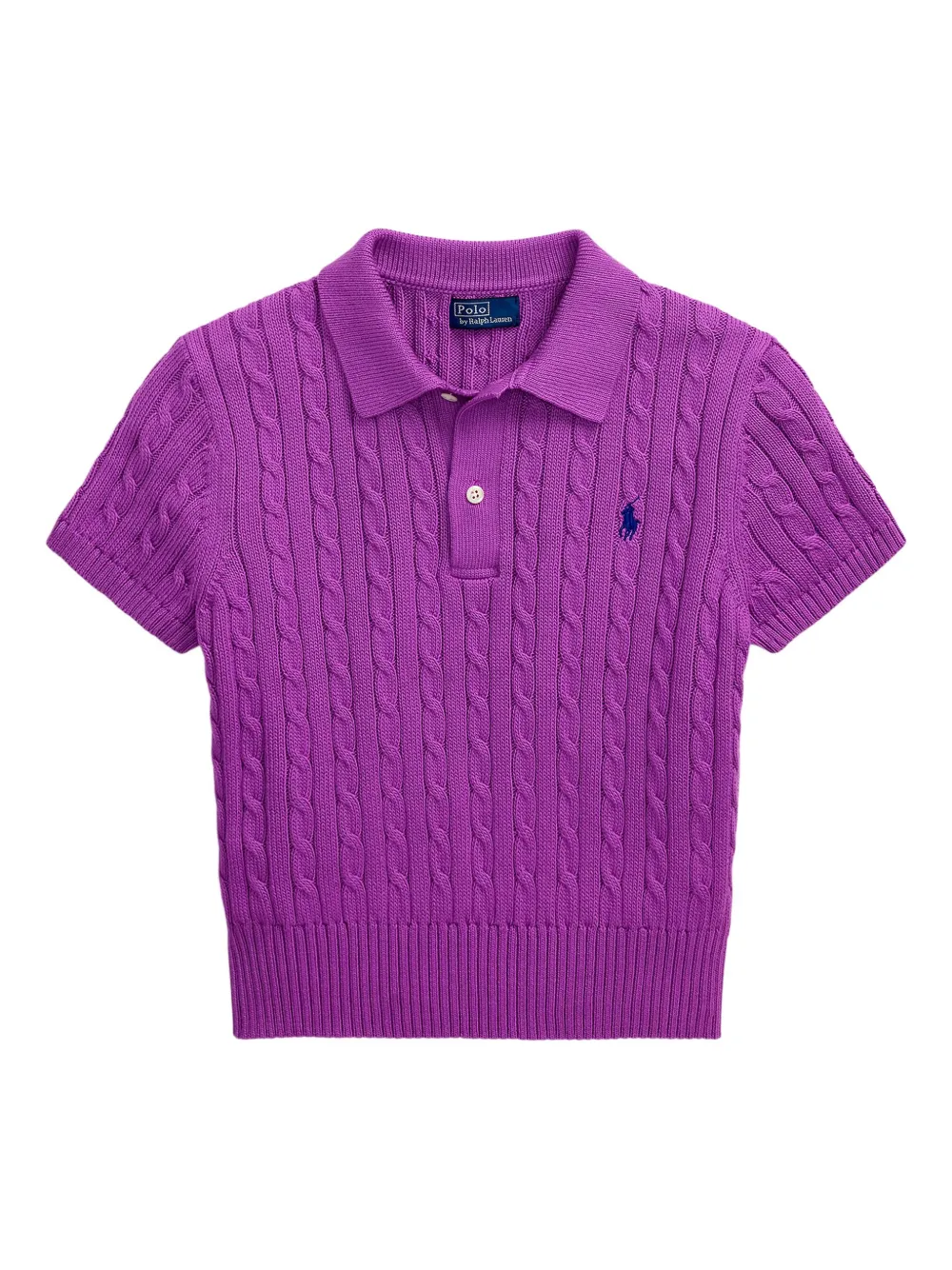 Polo Ralph Lauren Kabelgebreide polotop Paars