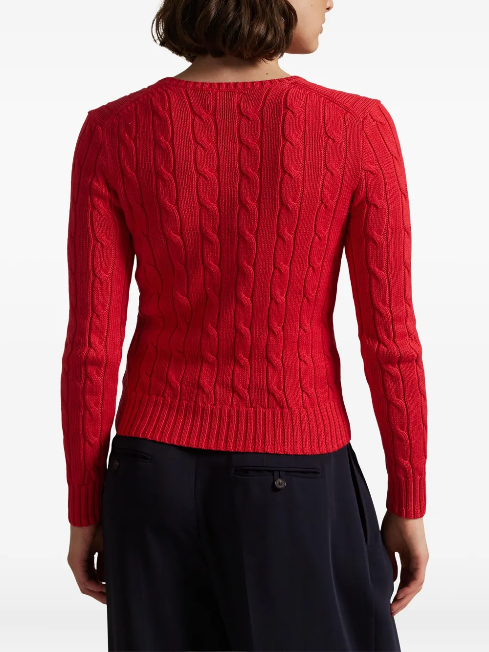 Polo Ralph Lauren Kabelgebreide trui Rood