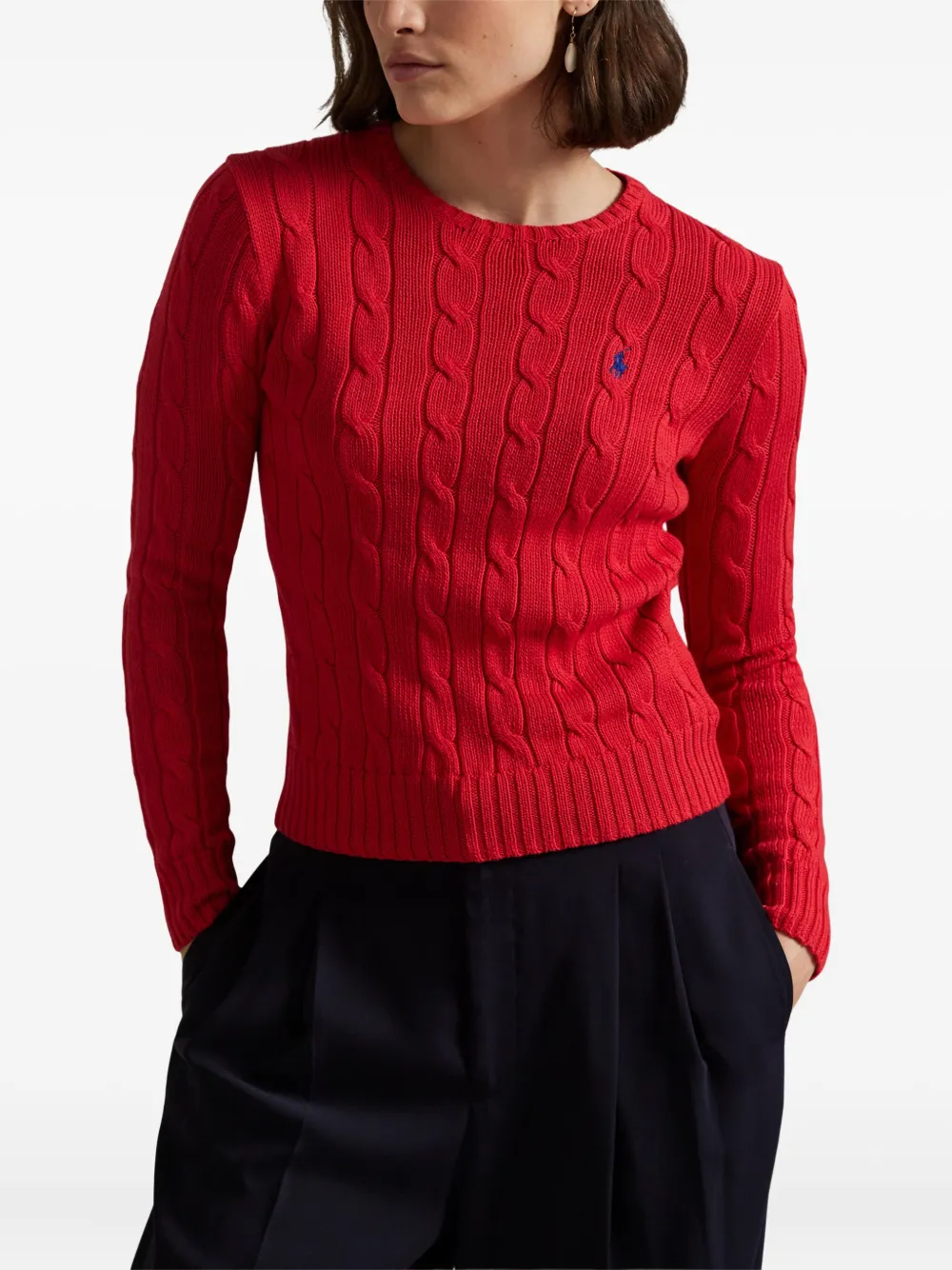 Polo Ralph Lauren Kabelgebreide trui Rood