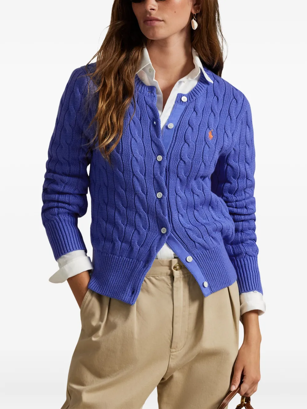 Polo Ralph Lauren Kabelgebreid vest Blauw