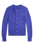 Polo Ralph Lauren cable-knit button-up cardigan - Blue