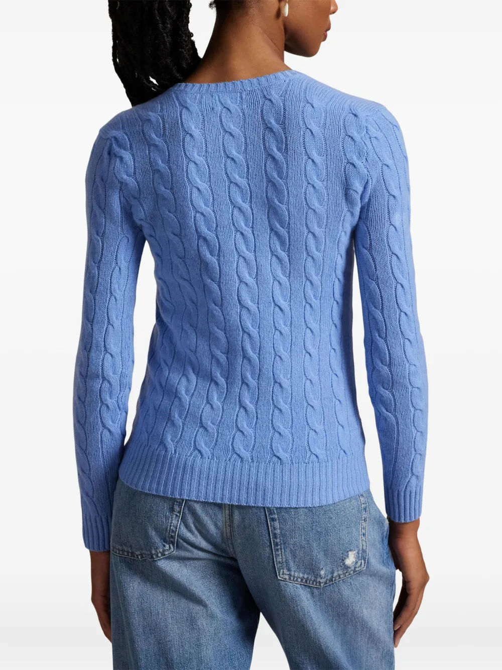 Polo Ralph Lauren cable-knit sweater Blauw
