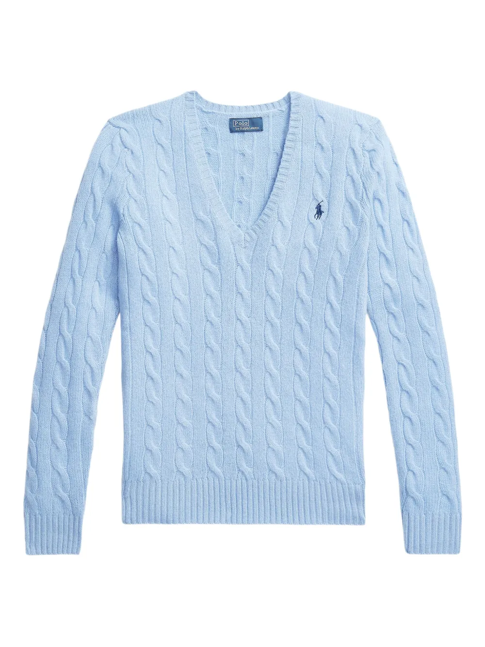 Polo Ralph Lauren cable-knit sweater - ブルー Polo Ralph Lauren cable-knit sweater - ブルー