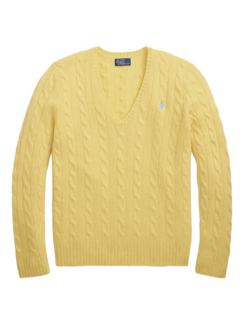 Polo Ralph Lauren cable-knit V-neck sweater
