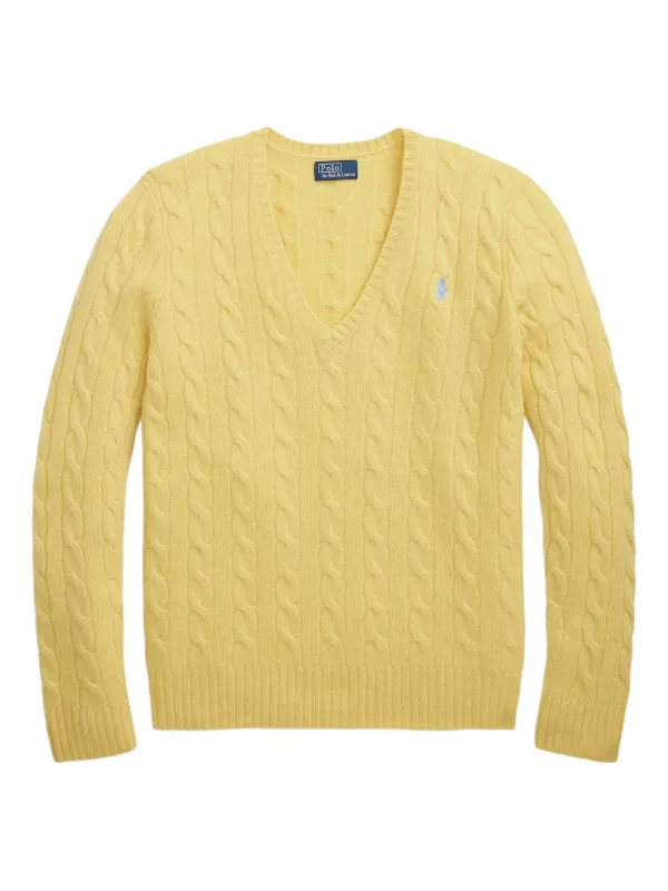 Polo Ralph Lauren ケーブルニット セーター | イエロー | FARFETCH JP