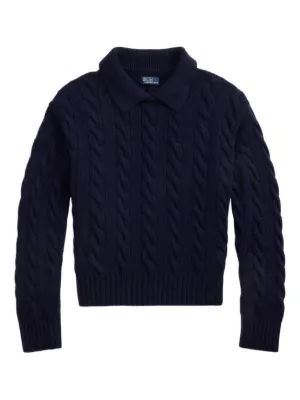 Polo Ralph Lauren ケーブルニット セーター | ブルー | FARFETCH JP