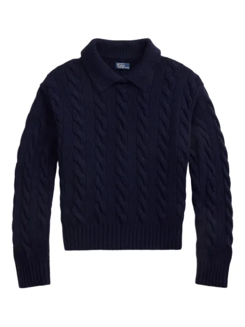 Polo Ralph Lauren cable-knit polo sweater