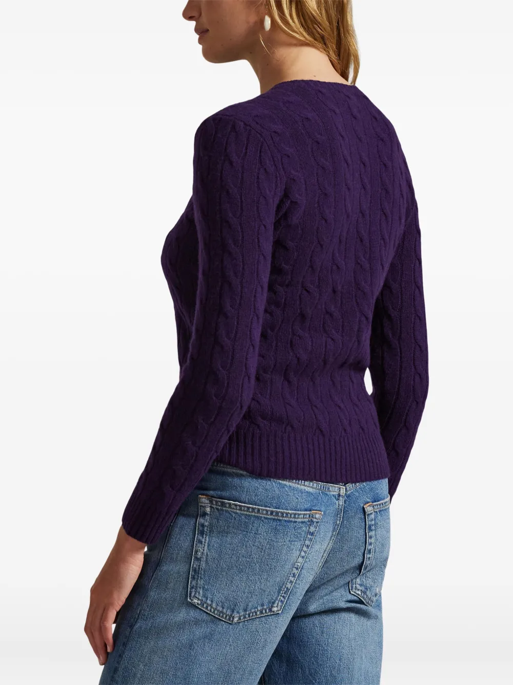 Polo Ralph Lauren Kabelgebreide trui Paars
