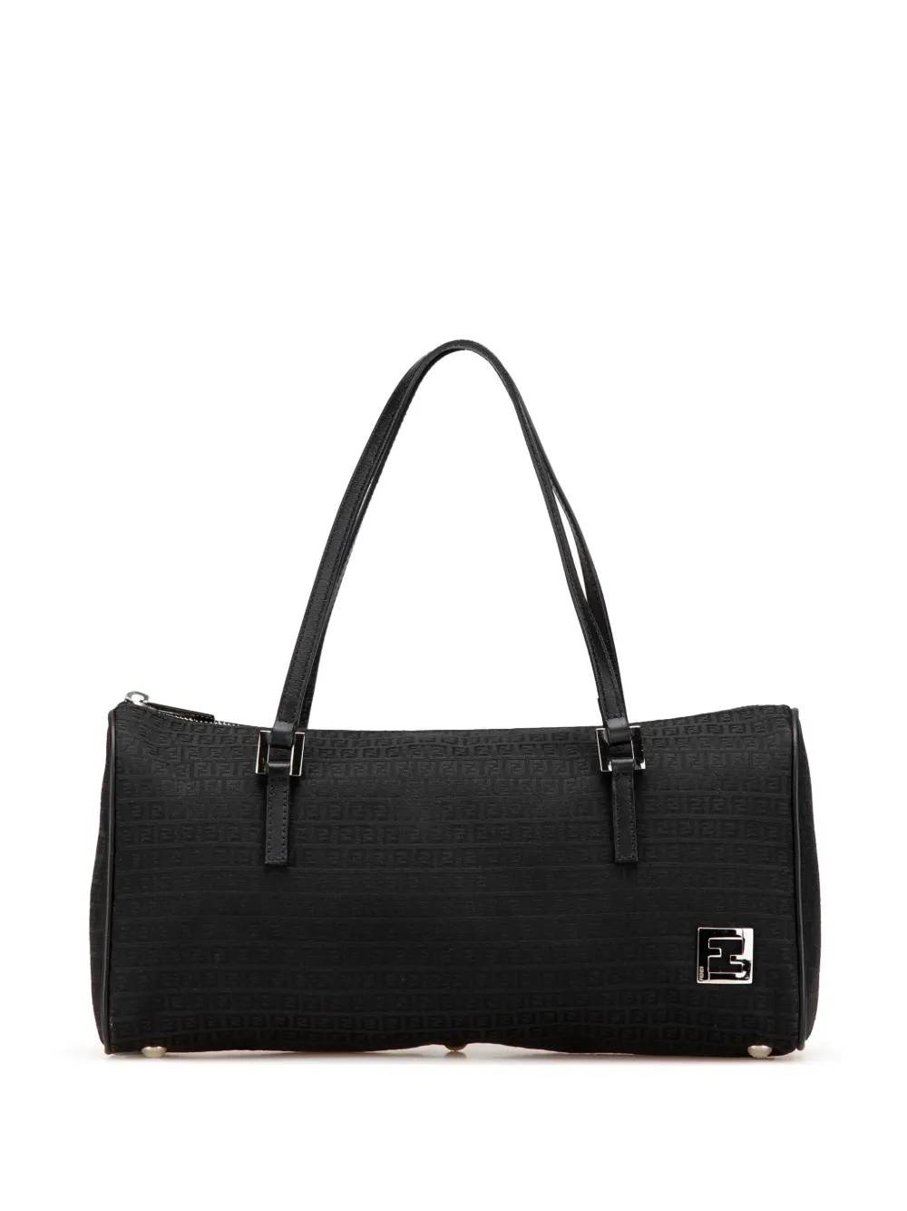 Fendi Pre-Owned 2000-2010 Micro Zucchino Canvas Bauletto handbag | Black | Image 1