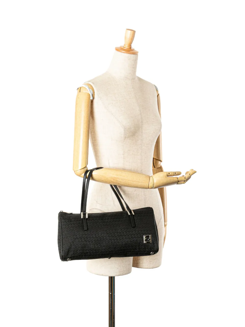 Fendi Pre-Owned 2000-2010 Micro Zucchino Canvas Bauletto handbag | Pre-Owned | Image 2
