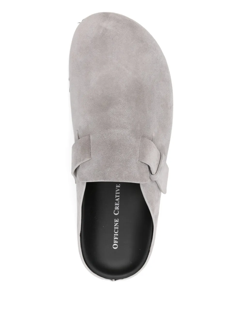 Officine Creative suede slippers Grey