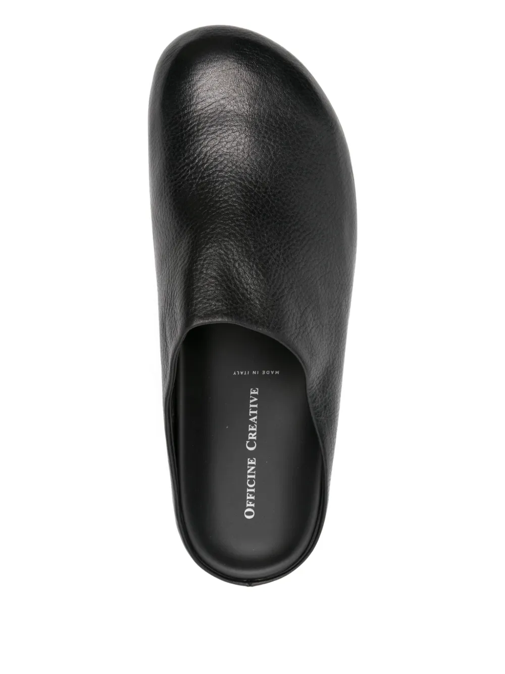 Officine Creative slip-on leather mules Black