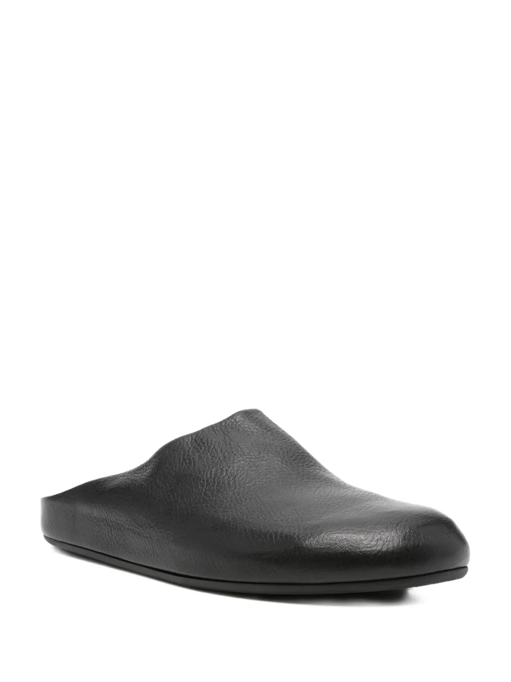 Officine Creative slip-on leather mules Black