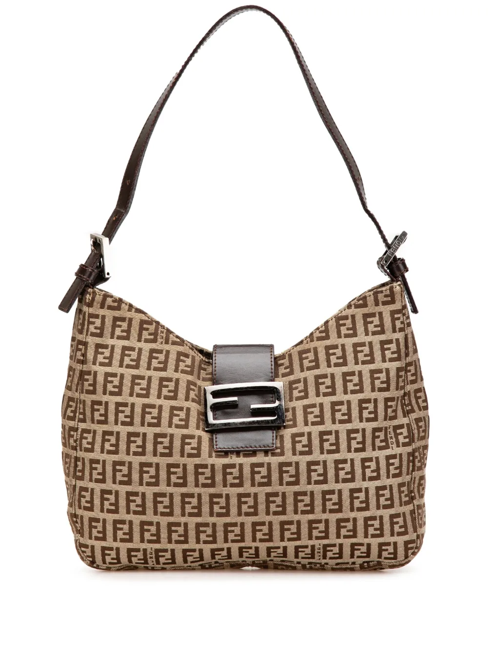 Fendi Pre-Owned 2000-2010 Zucchino Canvas shoulder bag | Brown | Image 1