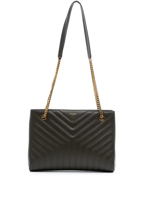 Saint Laurent Pre-Owned 2020 Medium Grain de Poudre Chevron Tribeca Shopping Bag tote bag