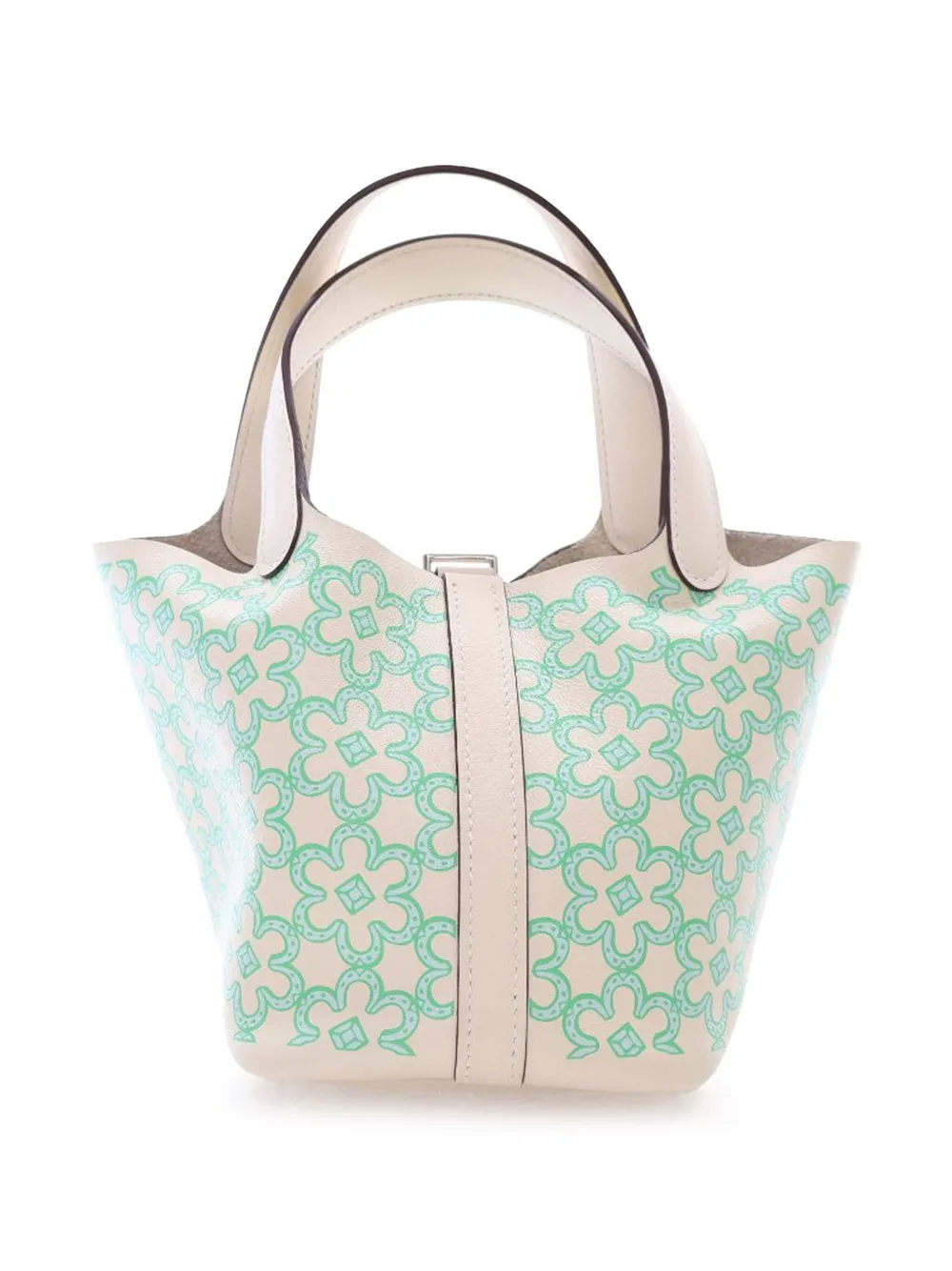 Pre-owned Hermes 2023 Swift Lucky Daisy Picotin Lock 14 Handbag