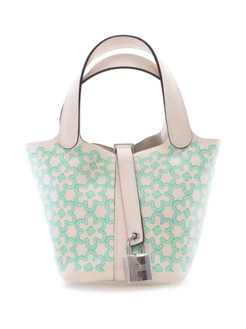 Hermès Pre-Owned 2023 Swift Lucky Daisy Picotin Lock 14 handbag