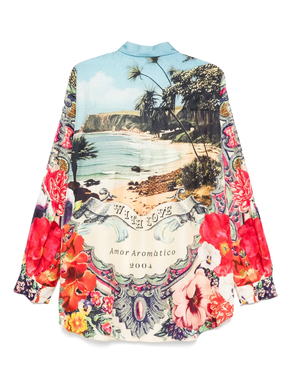 Camilla silk oversized shirt | Image 2