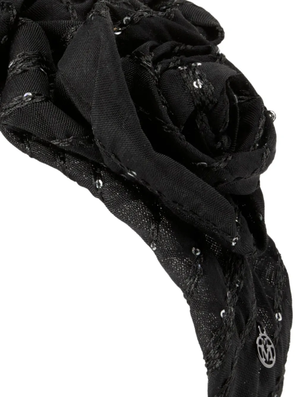 Maison Michel floral-appliqué headband | Image 2