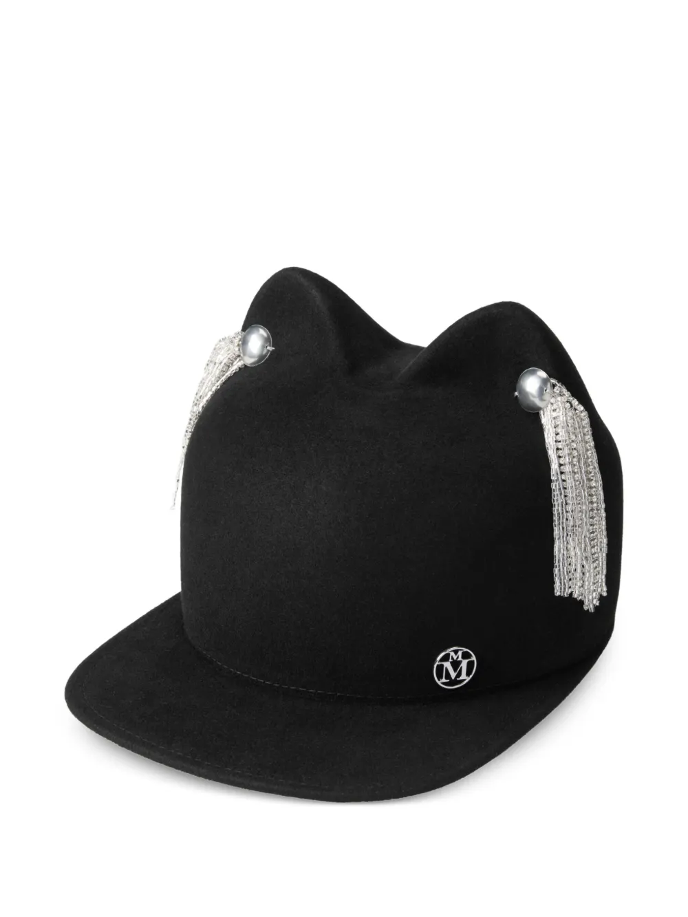 Maison Michel Jamie Cap In Black