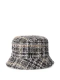 Maison Michel tweed bucket hat - Black