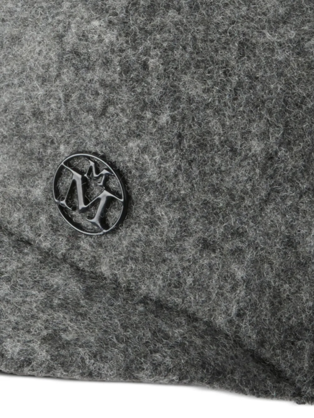 Maison Michel Hoed met logoplakkaat Grijs