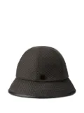 Maison Michel check-pattern bucket hat - Brown