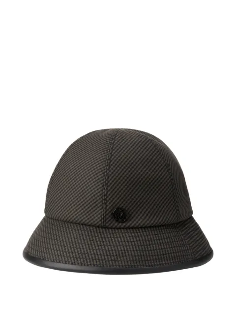 Maison Michel check-pattern bucket hat