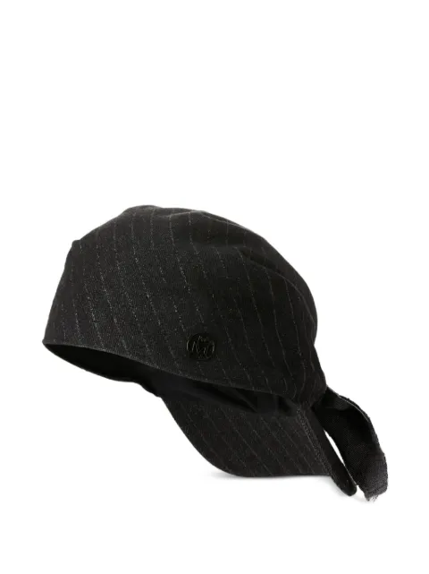 Maison Michel pinstripe cap