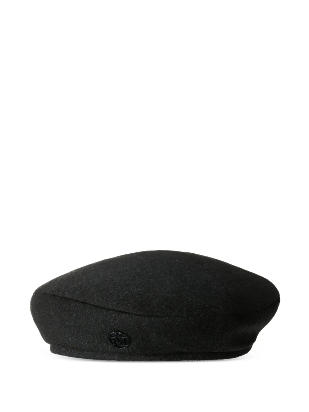 Maison Michel ロゴプレート ハット - ブラック Maison Michel ロゴプレート ハット - ブラック