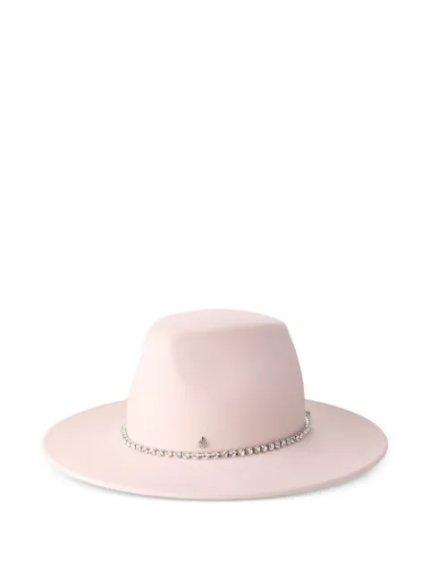 Maison Michel crystal-embellished hat