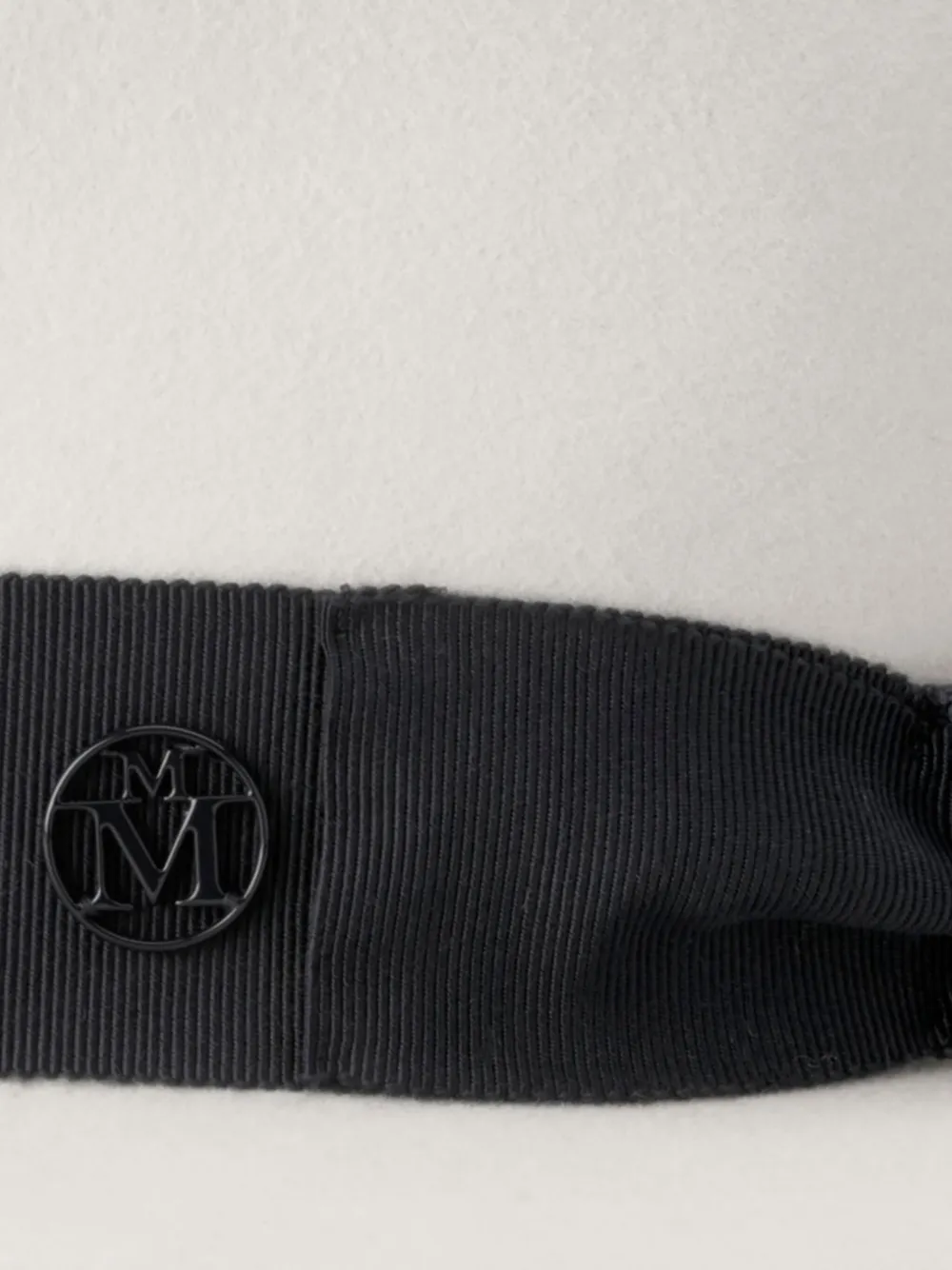 Maison Michel Hoed met logoplakkaat Grijs
