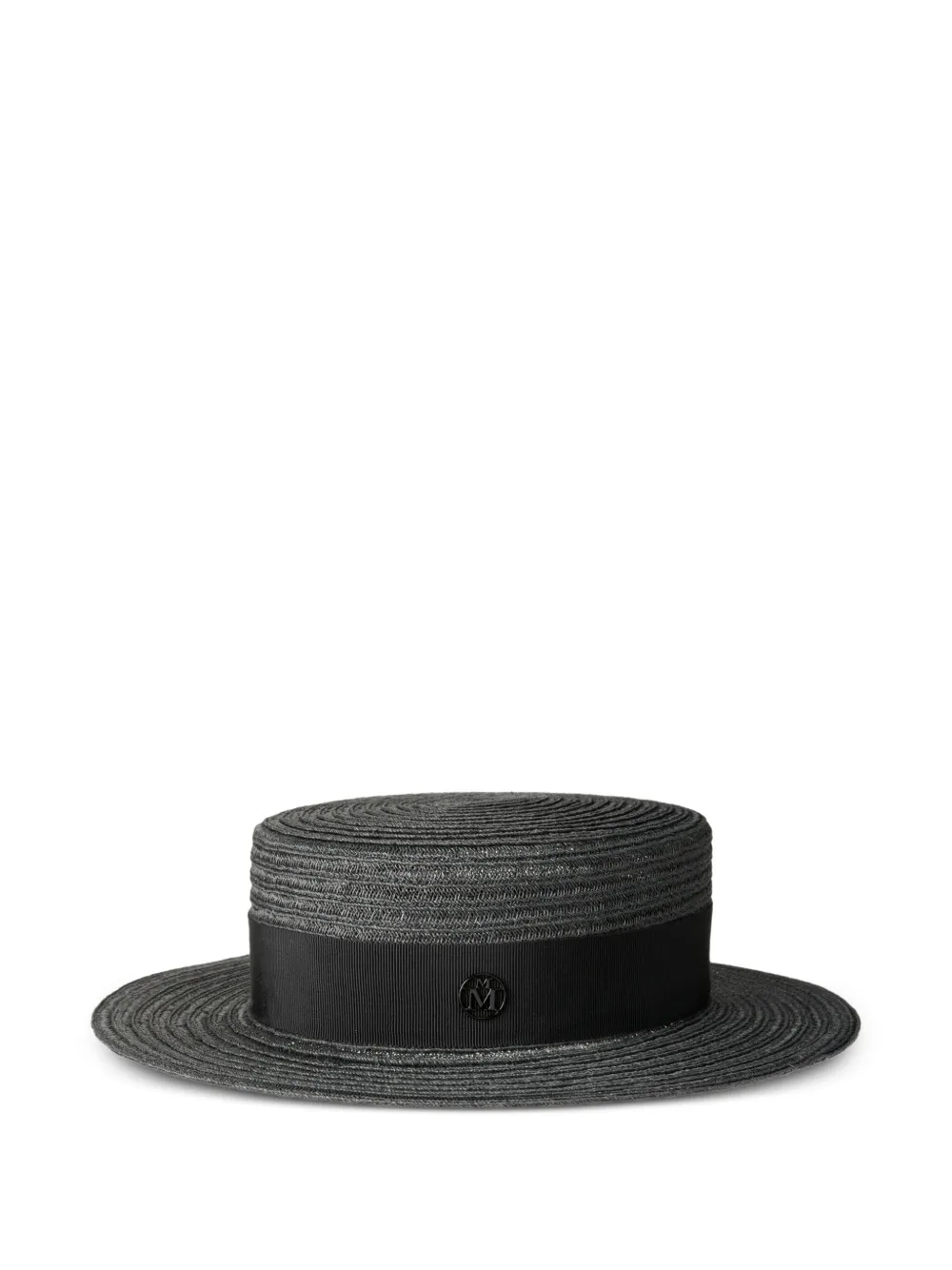Maison Michel straw hat - グレー Maison Michel straw hat - グレー