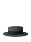 Maison Michel straw hat - Grey