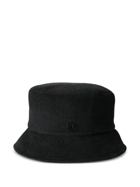 Maison Michel logo-plaque bucket hat