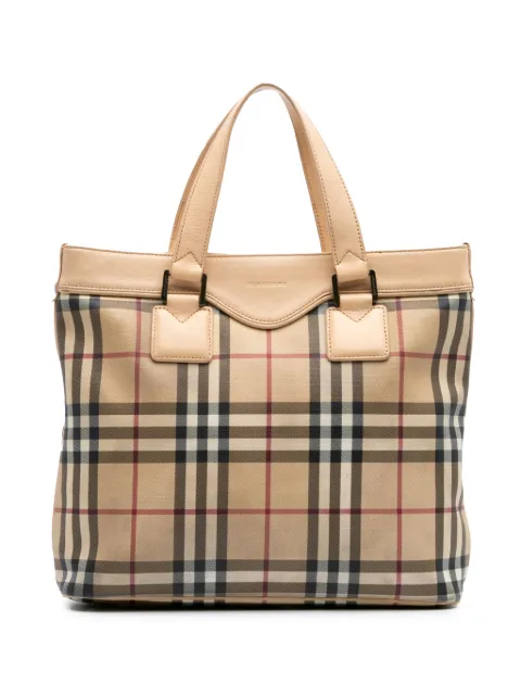 Burberry Pre-Owned 2000-2017 House Check Coated Canvas tote bag