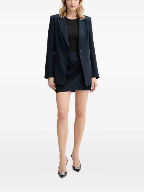 Armani Exchange logo-patch mini skirt