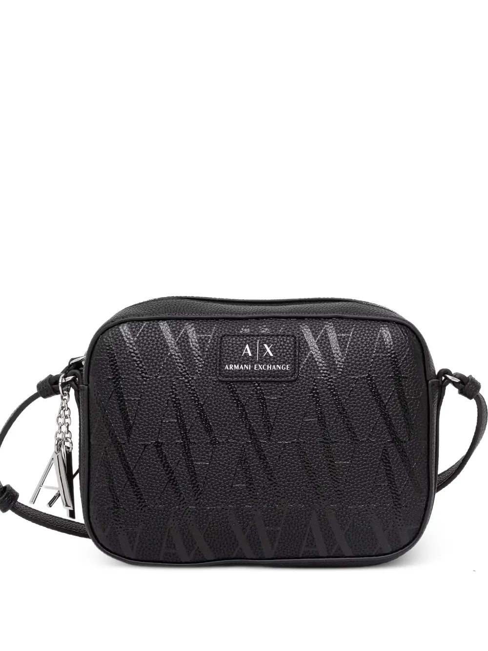 Armani Exchange logo shoulder bag - Nero