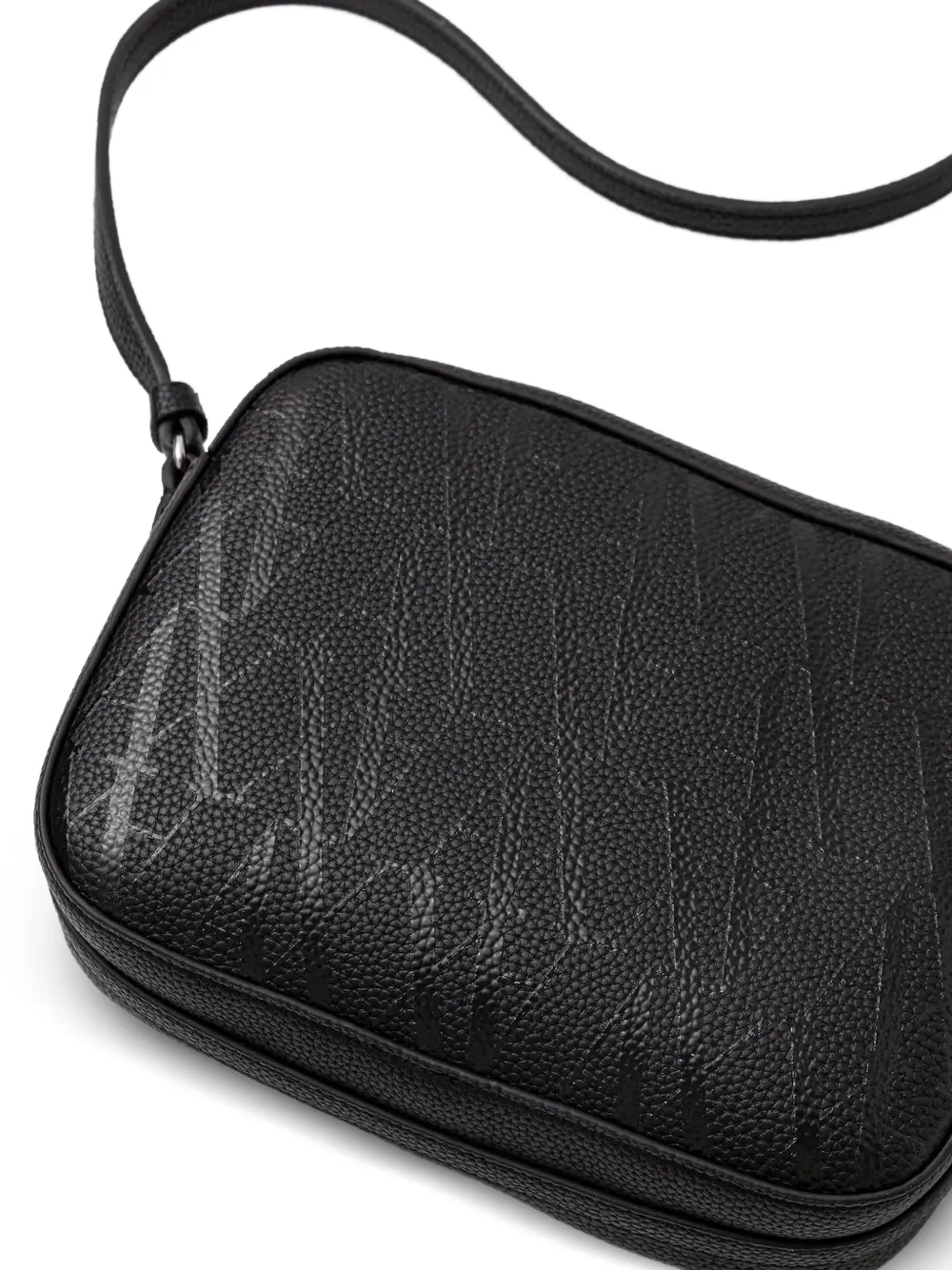  Armani Exchange Logo Shoulder Bag - Black 