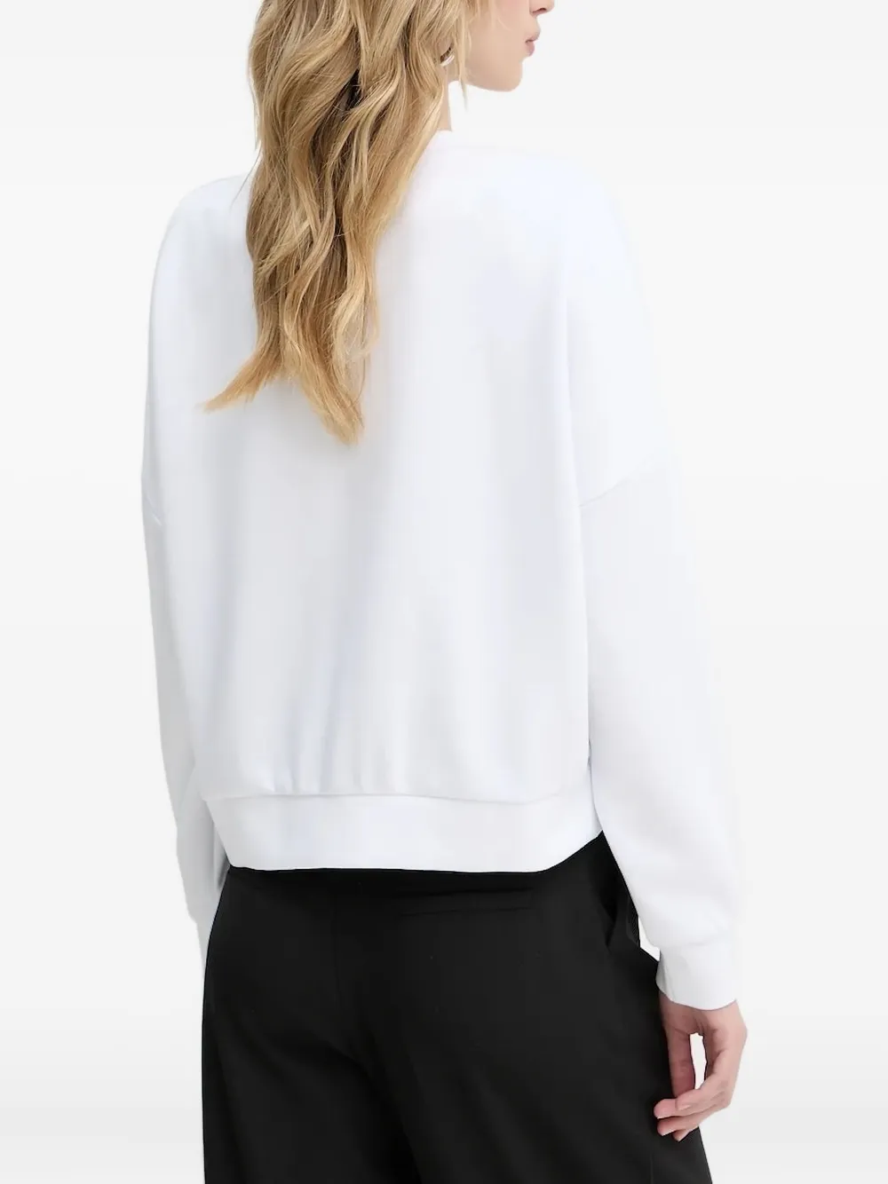 Armani Exchange graphic-print crew-neck sweatshirt | Sweaters | Image 2