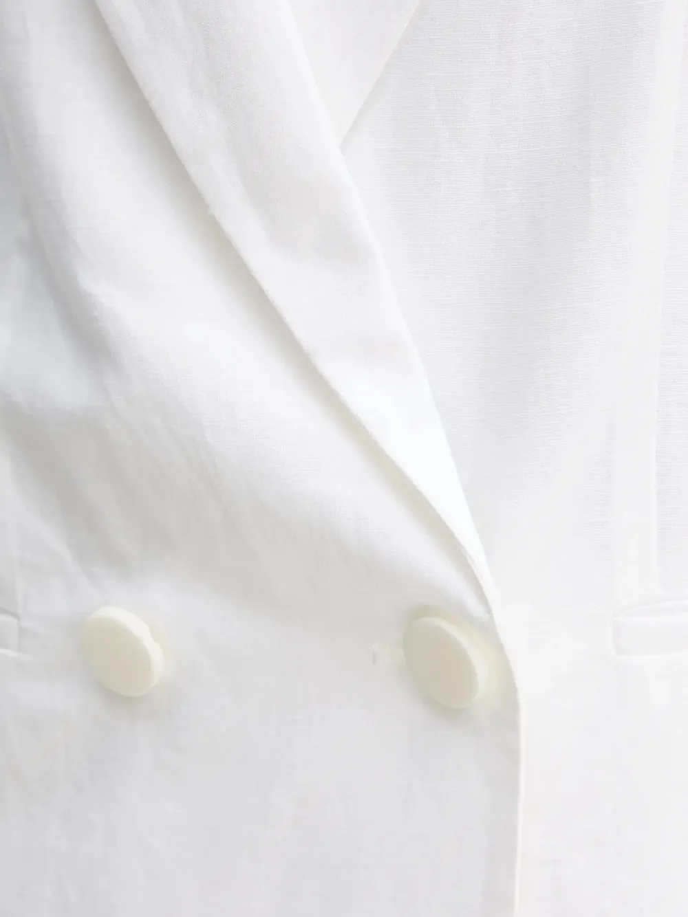 Armani Exchange Blazer met dubbele rij knopen Wit