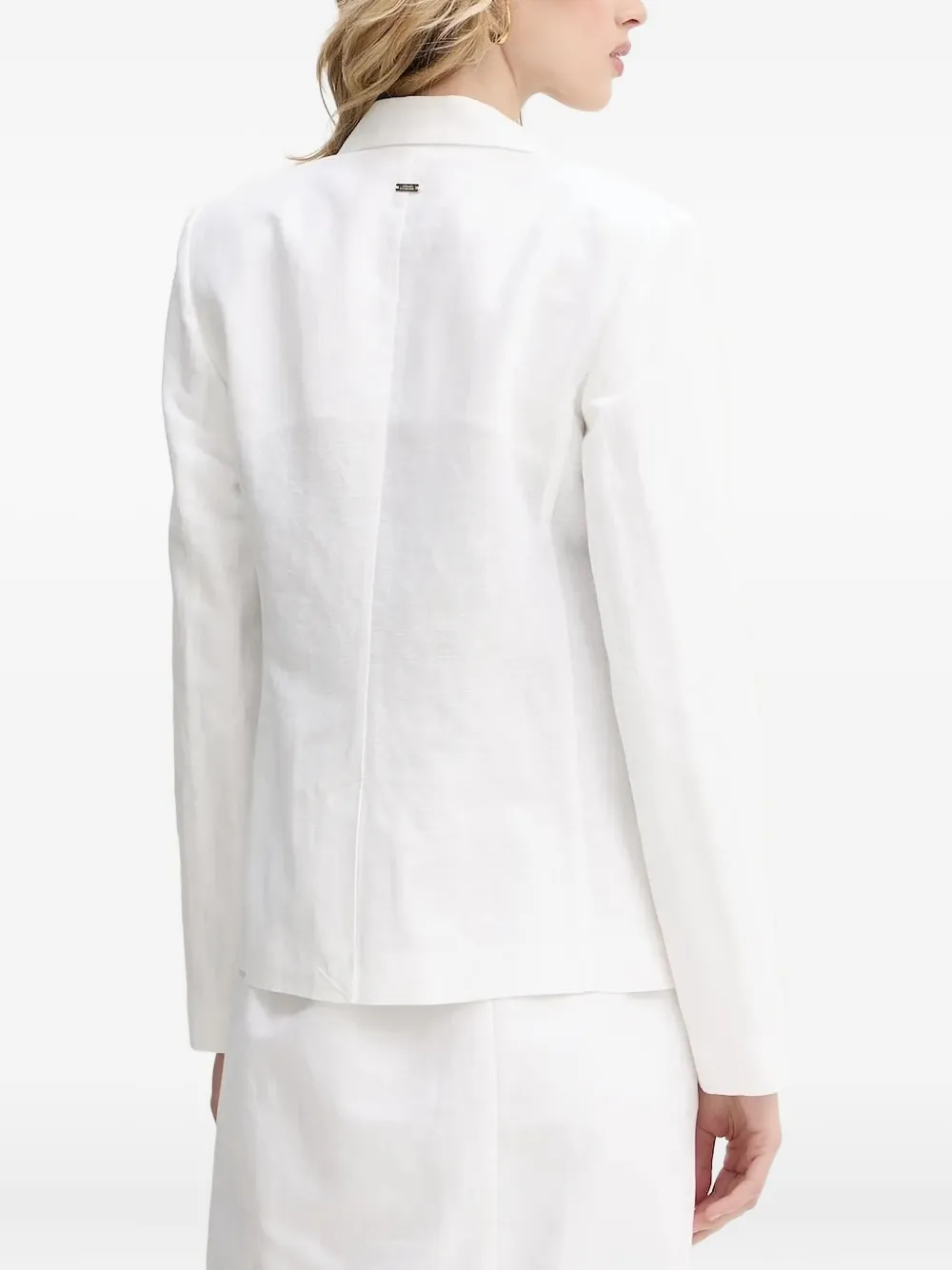 Armani Exchange Blazer met dubbele rij knopen Wit