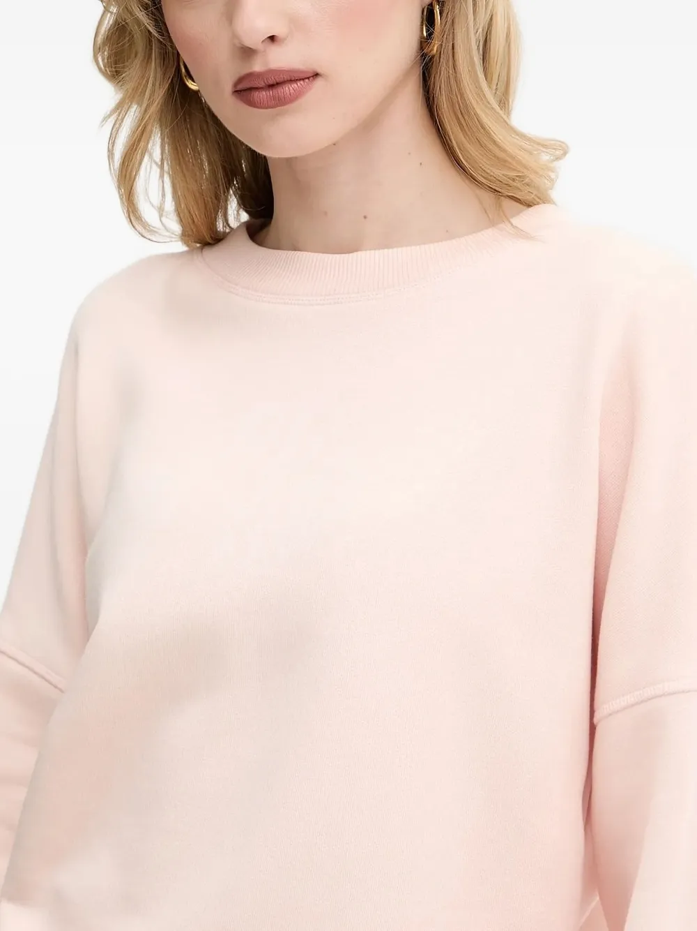 Armani Exchange sleeve-detail sweatshirt Roze