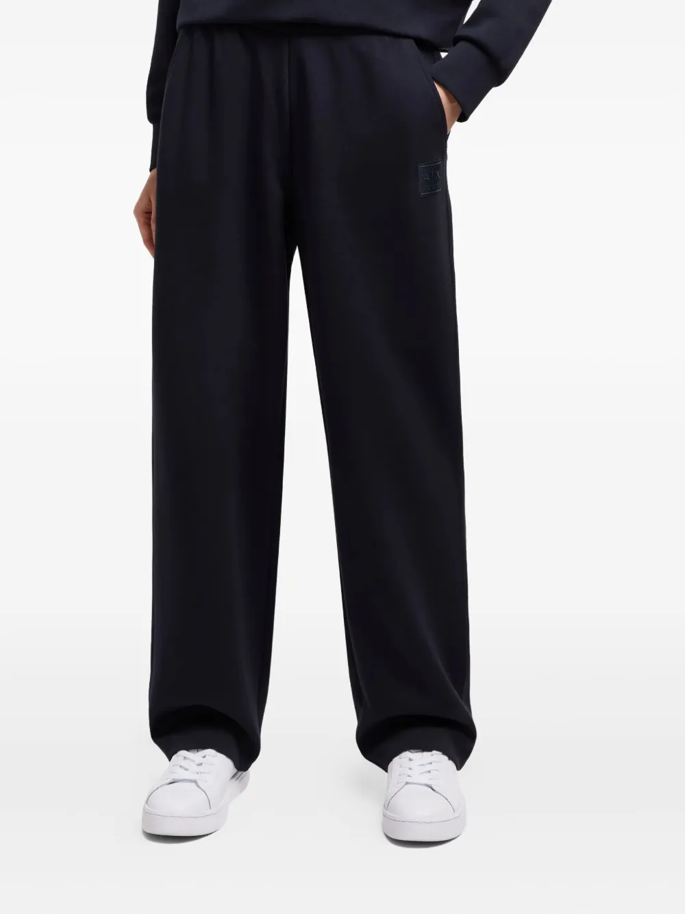 Armani Exchange Trainingsbroek met logo Blauw